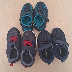 Toddler Boy Shoes ( Cat&Jack, HIITAVE, Rugged Outback) Size: 8, 6,6.